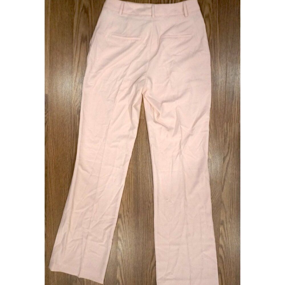 Guess Carla Stretch Crepe High-Rise Straight-Leg Pants - Dolly Pink, Size M NWT - Picture 10 of 13